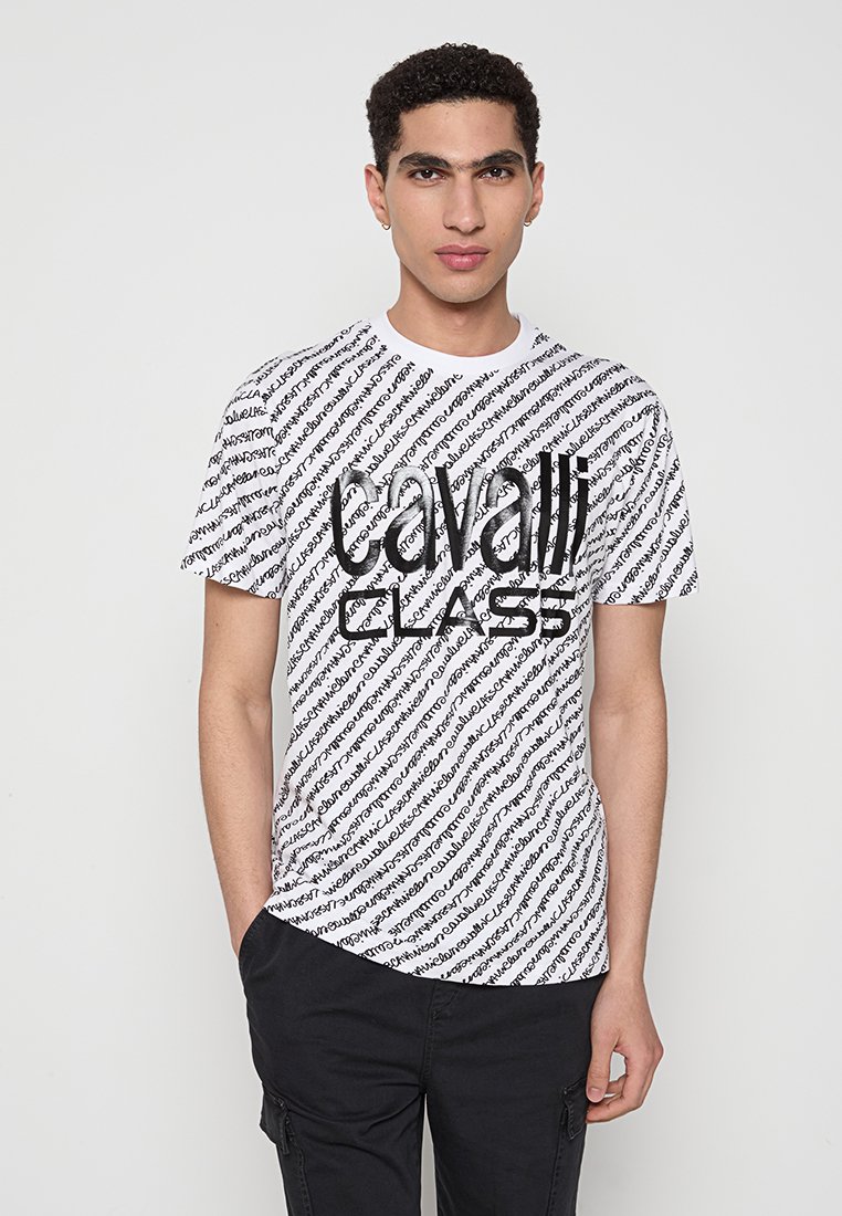 Cavalli Class T-shirt print wit