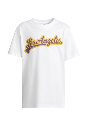 LOS ANGELES LOGO - T-shirts med print - white