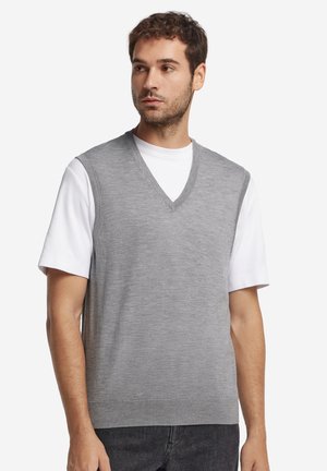ULTRAFINE V NECK - Strickpullover - Grey