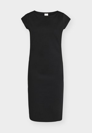 Calvin Klein, INTERLOCK MIDI DRESS - Robe fourreau - black