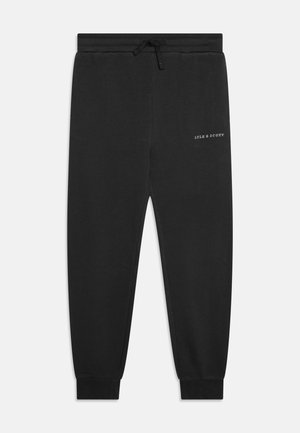 SCRIPT EMBROIDERED - Trainingsbroek - gunmetal