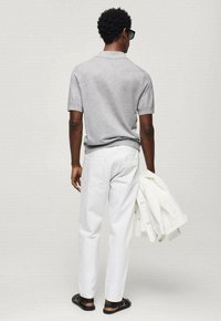 Mango Polo - mottled light grey