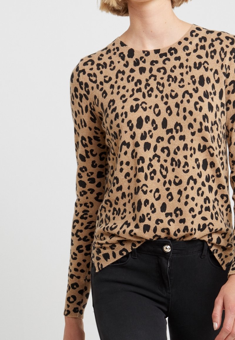 J.CREW Stickad tröja - brown