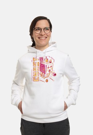 MINECRAFT ACID SKETCH GHAST - Sweat à capuche - white