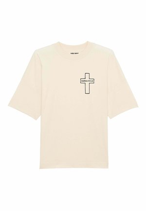 KARMA UNISEX DROPPED SHOULDER 25 - Print T-shirt - off-white