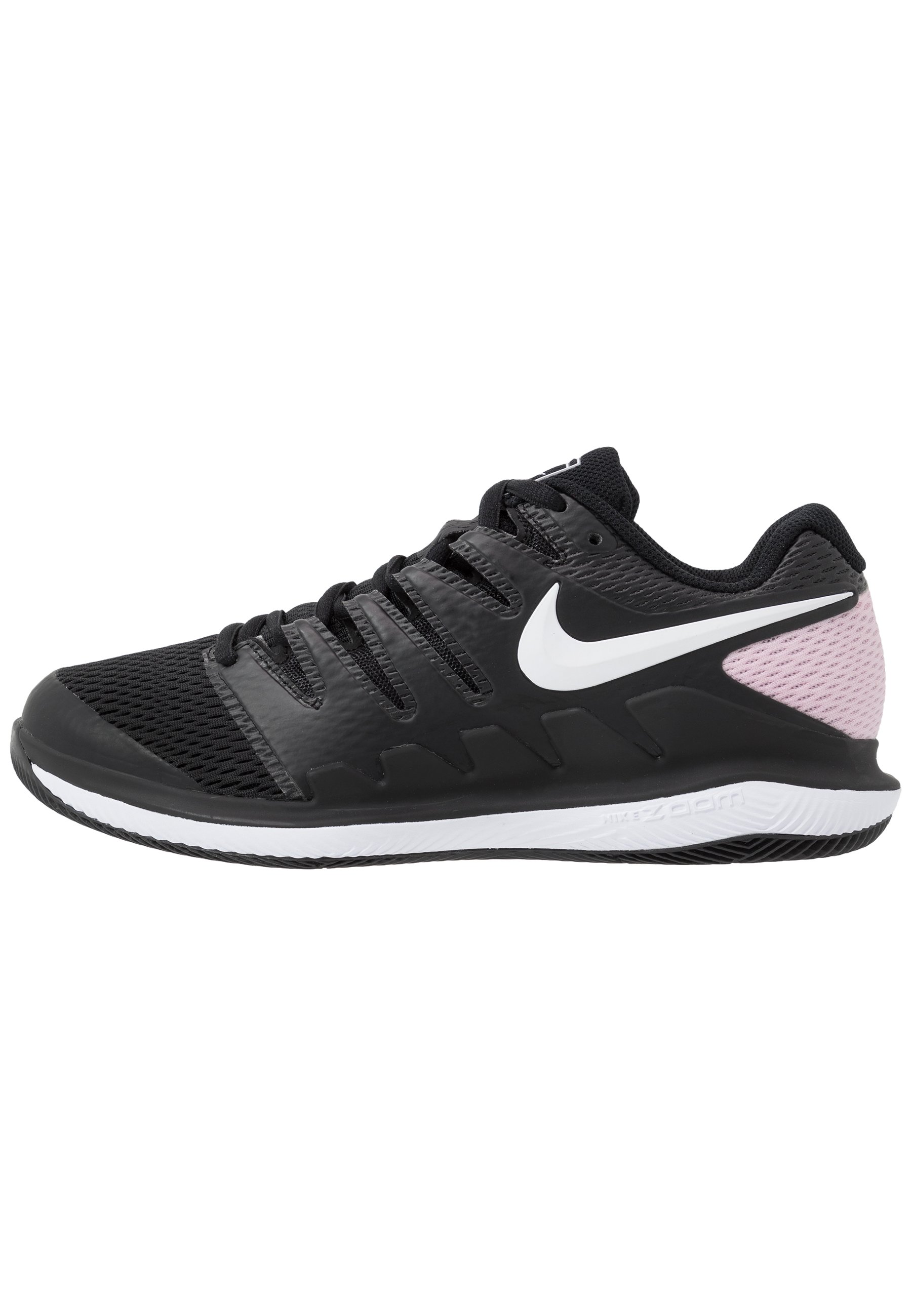 Nike Performance NIKECOURT AIR ZOOM VAPOR X - Multicourt tennis shoes -  black/white/pink foam/black - Zalando.co.uk