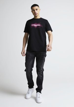 Alessandro Zavetti VIRAGIO 3.0 - Jeans Straight Leg - washed black