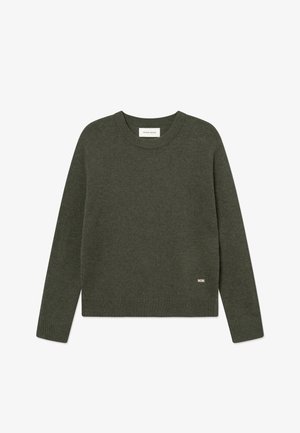 WOOD WOOD, LOGO CREW NECK - Πουλόβερ - deep depths