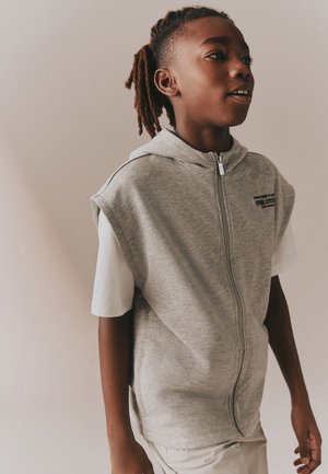 Next REGULAR FIT - HOODIE TANK SET - Vestă - grey