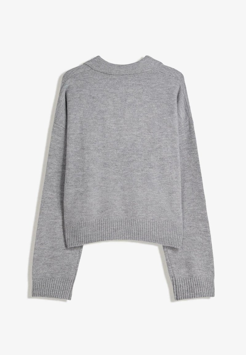 Bershka Strickpullover grey/grau