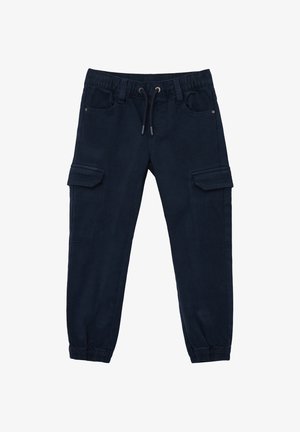REGULAR FIT MID RISE - Cargo hlače - navy