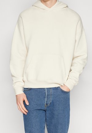 Tröja med dragkedja - off-white