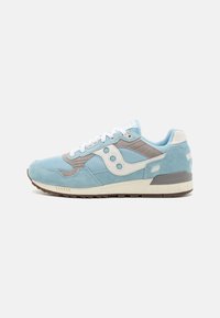 Unselected, blue/cream