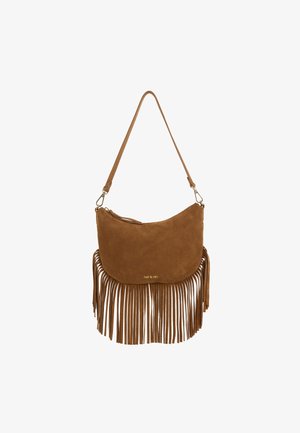 nat & nin LUNE FRANGE - Bandolera - camel
