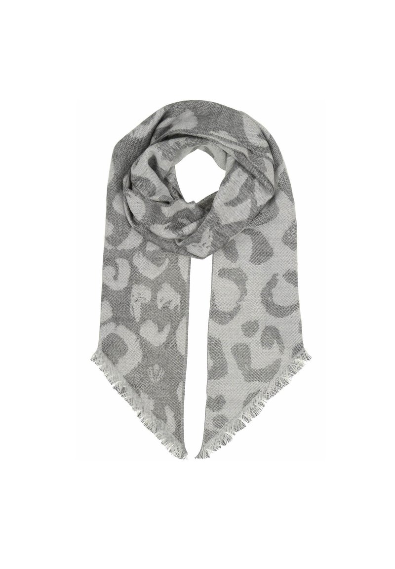 FRAAS ANIMAL LEO BIAS CUT - Écharpe - phantom grey