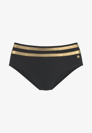 Bas de bikini - schwarz goldfarben