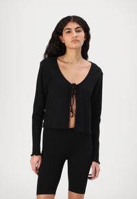 ONLY - ONLCARLOTTA STRING - Cardigan - black Miniaturebillede 1