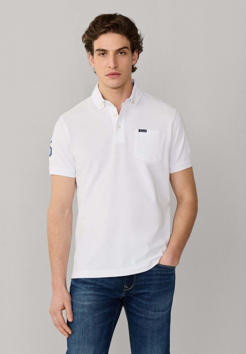 Débardeur Homme Façonnable Blanc - Taille L En Coton Stretch Coupe Athlétique NEUF
