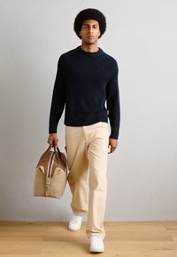Marc O'Polo DENIM LONGSLEEVE CREWNECK - Pulover - dark blue