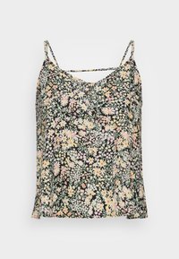 ONLY ONLFREDERIKKE SINGLET - Top - cloud dancer/yellow mix