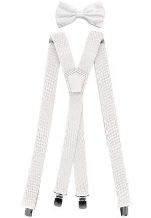 X-FORM MIT PASSENDER SET - Bow tie - weiß karo