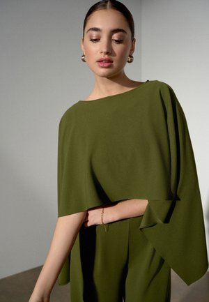 Next, REGULAR FIT - OCCASION CAPE - Overal - green