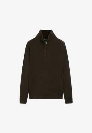 Massimo Dutti, Strickpullover - dark brown