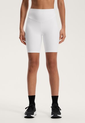 COMFORTLUX HIGH-RISE 20cm BIKER  - Tights - white