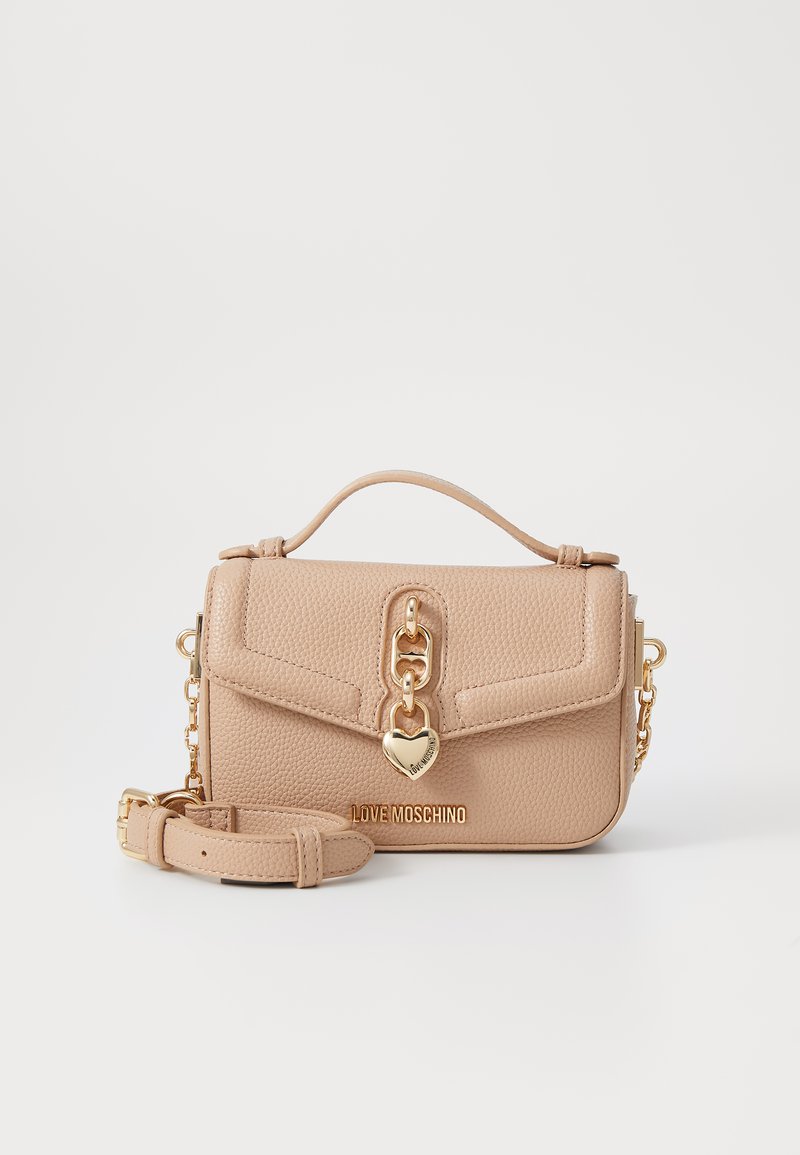 Love Moschino CHAIN DETAIL - Borsa a mano - crema