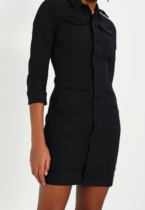 Robe en jean - black denim