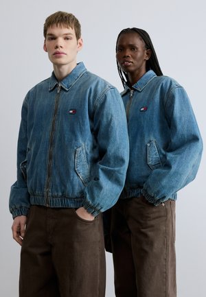 PADDED JACKET UNISEX - Jachetă din denim - denim medium