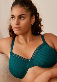 Next STRIPE MINIMISING NON PAD FULL CUP  - Tugitraadiga rinnahoidja - teal blue