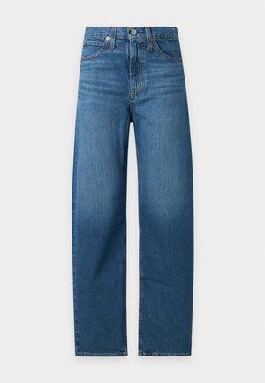 Gap Tall, CROP BARREL - Jeans baggy - dark wash indigo