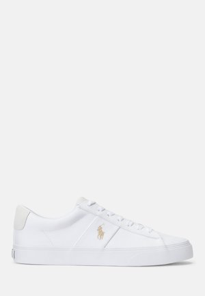 Polo Ralph Lauren SAYER CANVAS LOW TOP SNEAKER - Treniņu apavi - white