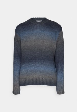 Selected Homme SLHGAARD RELAXED CREW NECK - Vesta - sky captain detail/multi color
