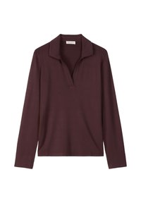 COLLAR - Bluză cu mânecă lungă - black cherry