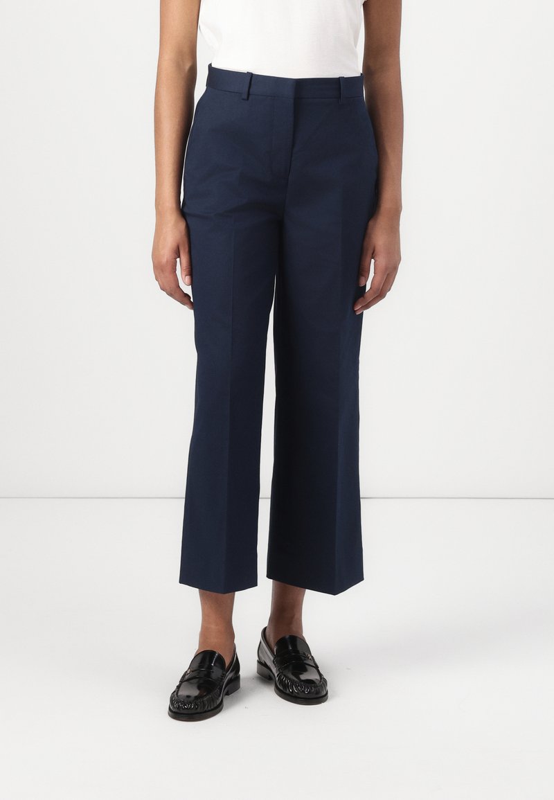 Tommy Hilfiger - WIDE LEG ANKLE PANT - Trousers - dark night navy, Enlarge