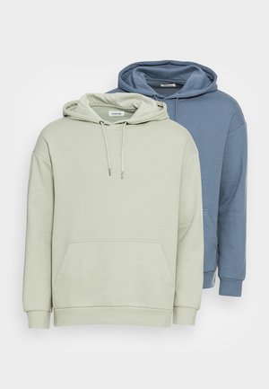 2 PACK UNISEX - Hættetrøje - blue/light  green