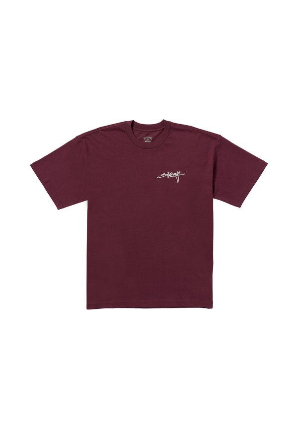 TRUCKER - Print T-shirt - plum2