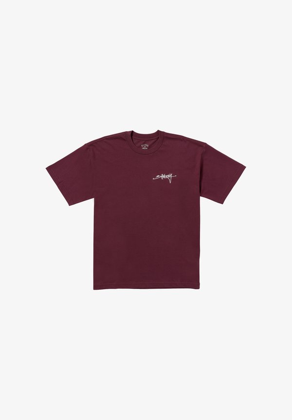TRUCKER - Print T-shirt - plum2