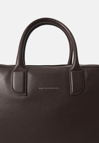 WANT Les Essentiels LESAGE PEBBLE GRAINED BAG UNISEX - Laptop bag - dark brown