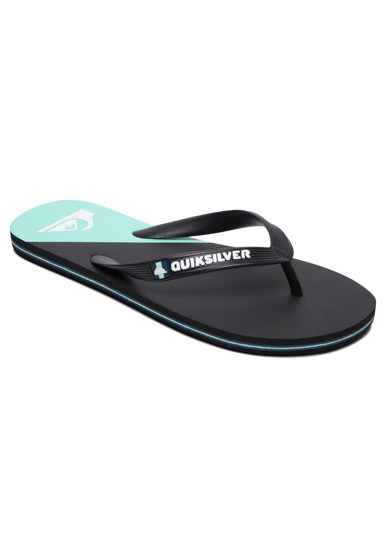 Quiksilver Sandalias de dedo - black/blue/black/azul marino - Zalando.es