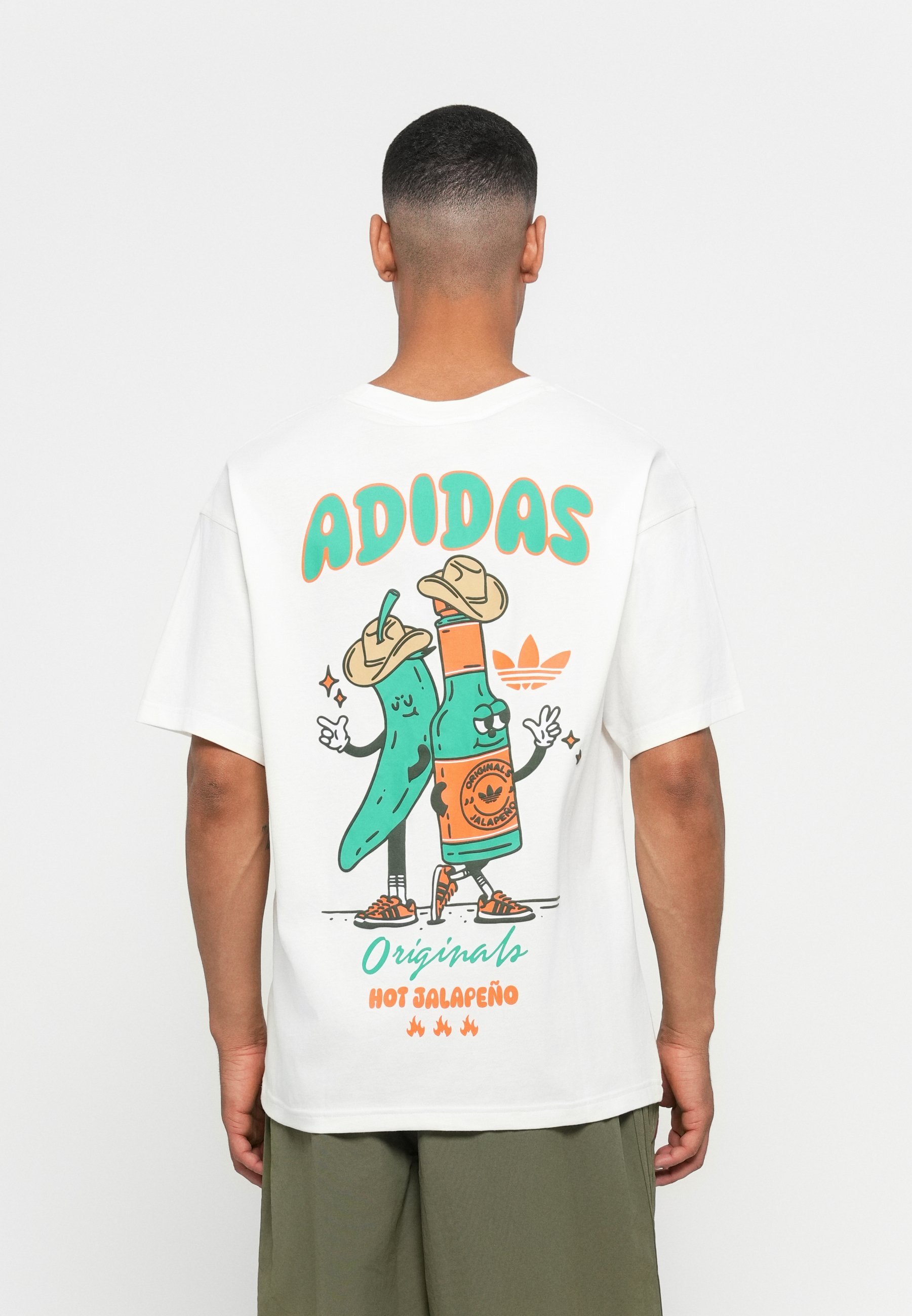 adidas Originals JALAPENO GFX UNISEX - T-shirt imprimé - off white/écru - ZALANDO.FR