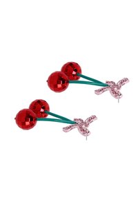 Betsey Johnson SWEETHEART CHERRY DROP - Earrings - open miscellaneous