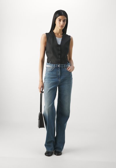 Iro LAMBERTA - Laisvo kirpimo džinsai - mid used denim