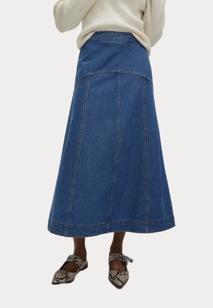 Marks & Spencer Jupe trapèze - mottled blue