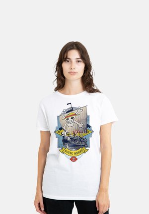 NETFLIX, ONE PIECE GOING MERRY SHIP - Print T-shirt - white