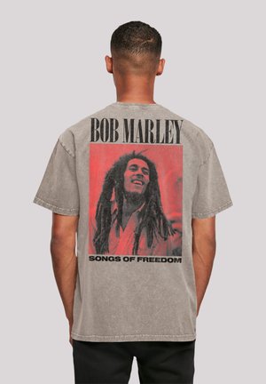 BOB MARLEY SONGS OF FREEDOM REGGAE MUSIC - Print T-shirt - asphalt