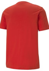 Puma LOGO TEE - T-shirts print - high risk red