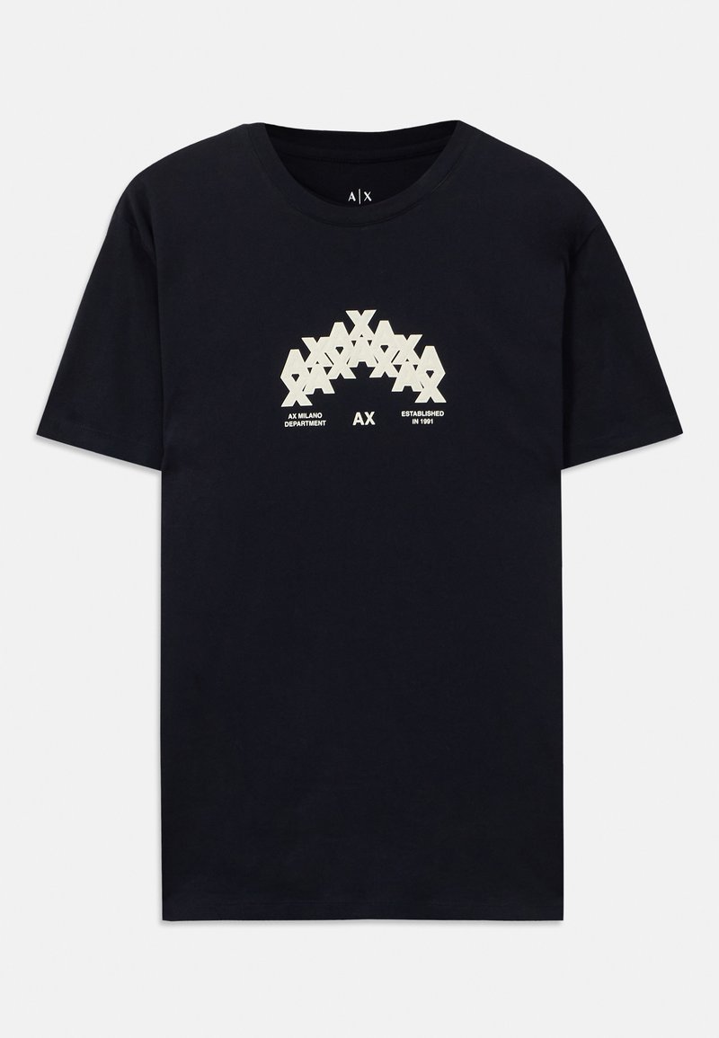 Armani Exchange T-shirt print donkerblauw Armani Exchange T-shirt print donkerblauw